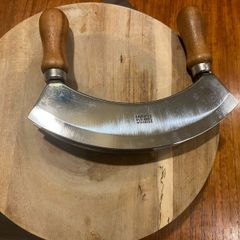 herb chopper and board