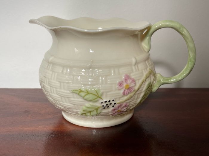Vintage Belleek milk jug