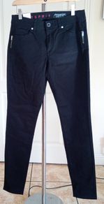 New Esprit Mid Rise Black Skinny Jeans