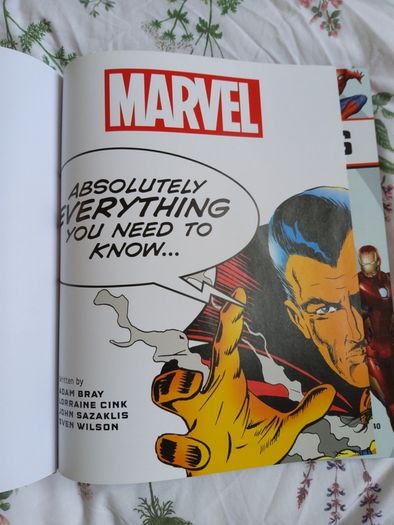 DK Marvel Eveything You Need To Know Hardback Book