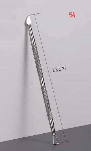 Double Head Cuticle Pusher Dead Skin Remover