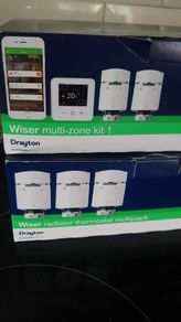 Drayton Wiser multi-zone kit 1 and thermostat multipack