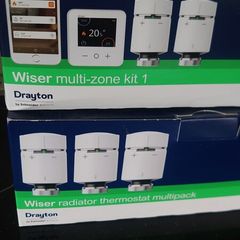 Drayton Wiser multi-zone kit 1 and thermostat multipack