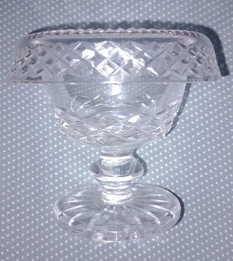 Waterford crystal 'bishop's hat'  rim compote