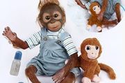 Reborn Monkey Blue or Pink