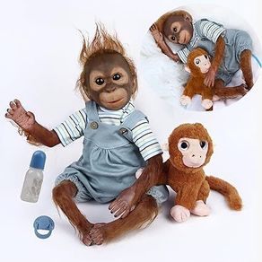 Reborn Monkey Blue or Pink