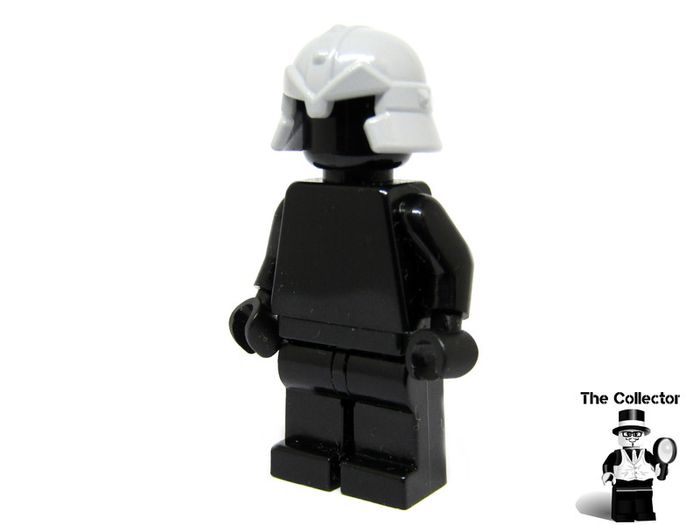 LEGO Castle Knights Dwarf Miner Minifigure Helmet Prototype Flat Gray Unreleased Colour Very Rare And Hard To Find Set 61848