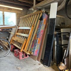 double bed and mattress