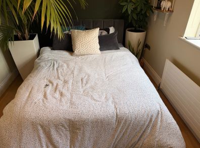 double bed and matress