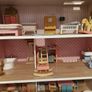 Wooden dolls house with furniture Image 4