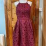Chi Chi London high neck laser cut midi dress. Size UK16 Image 5