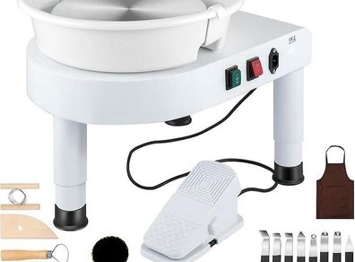 450W 35cm Electric Pottery Wheel 35cm Turntable Potters Wheel for Adults Ceramic