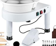 450W Electric Pottery Wheel 35cm Ceramic Clay Turntable