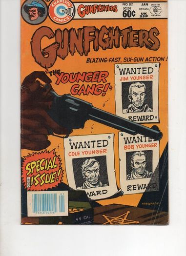 Gun Fighters #82 (1984) Charlton Copper Age Comic