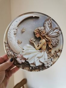 Beautiful Moon Fairy House Decoration - lovely gift
