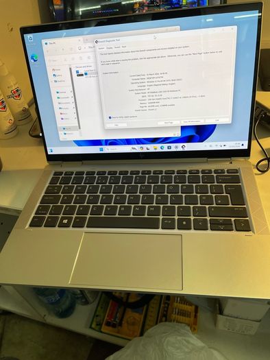 laptop hp x360 elitebook touchscreen oled 13.3 inch super price and super configuration fast sale