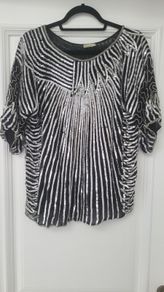 Vintage sequinned top