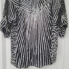 Vintage sequinned top