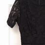 Black lace midi dress Image 6