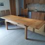 Solid Oak Extendable Dining Table & 6 Solid Oak Chairs Image 2