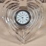Waterford crystal Heart shaped desk table clock Image 3