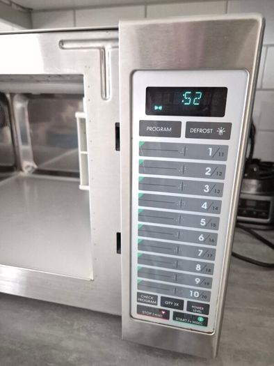 Menumaster Commercial Microwave 1000W UMLD510 Stainless Steel