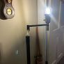 Antique Faries Illinois Industrial Art Deco Standing Lamp Image 5