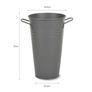 Classic Florist Bucket 30.5cm Charcoal  GT45 Image 2