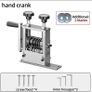 Manual Wire Stripping Machine with 6 Channels & 5 Blades Portable Aluminum Frame Wire Peeler for Scrap Copper Recycling 1-17mm Image 6