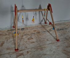 Wooden Baby play rack