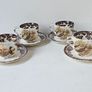 Palissy Royal Worcester Game Series Coffee Cups Set Image 2
