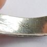 Vintage 925 Sterling Silver Band Ring size Q - 3,1g Image 5