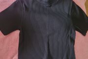 Black ribbed top, size M-L