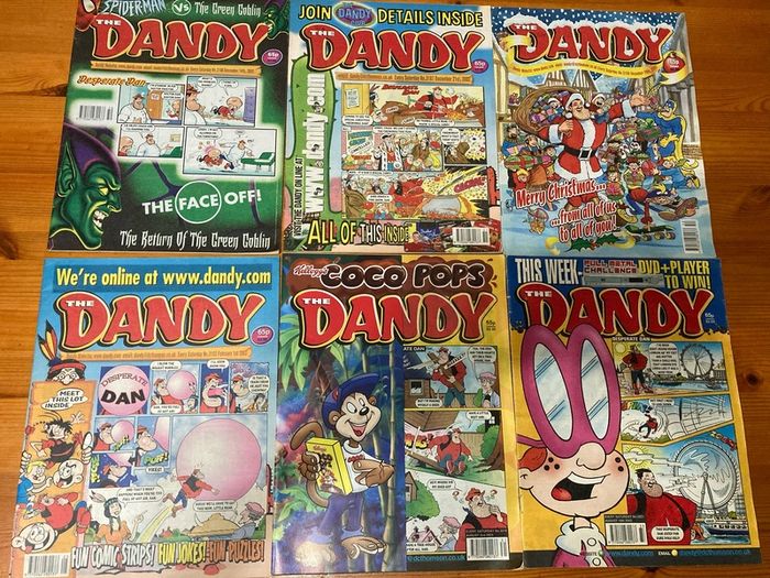 Comics: 'The Dandy' 2001,2002 and 2003 (61 numbers)