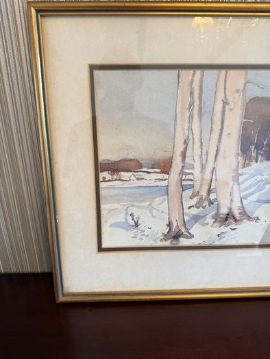 G. Oakley. 4 Original Watercolours. Framed. Irish Artist. Rural Scenes.