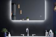 800 x 500mm Backlit LED Illuminated Bathroom Mirror with Light Sensor + Demister (FREE POSTAGE)