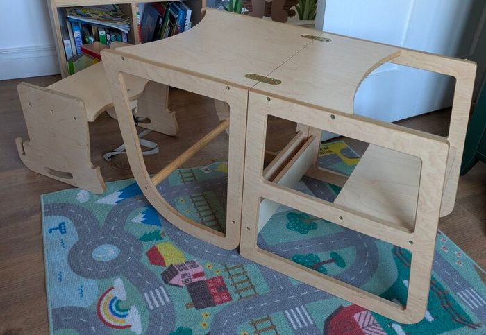 2-in-1 Montessori Learning Tower & Table