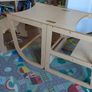 2-in-1 Montessori Learning Tower & Table Image 3