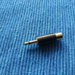 3.5mm Stereo Plug to RCA Jack Adaptor, Gold Plated