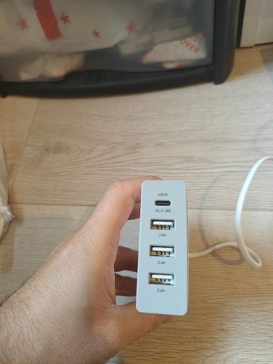 Macally HOME72UC-UK , 72W 4 port USB-C/USB-A wall charger