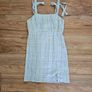 Hollister Green Plaid Mini Dress Image 3