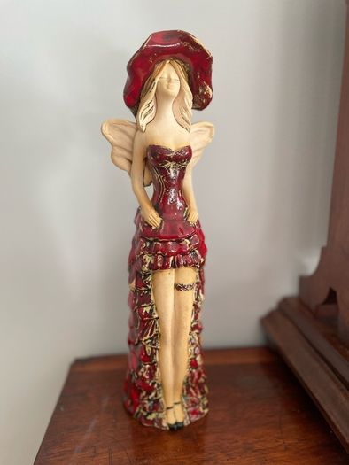 Collector Item - Art Ceramic Angel Lady Woman Christmas, Birthday, Anniversary Gift from Unique Crafts and Design shop Dublin