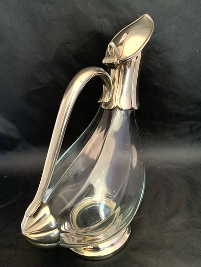 Vintage Duck Shaped Wine Decanter