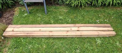 Wooden fence posts