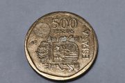 Spain 500 Pesetas Coin Espana Juan Carlos 1999