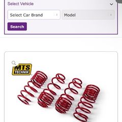 MTS technik for Golf R MK7 lowering springs