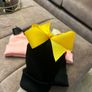 Beanie hats with big bow Image 2