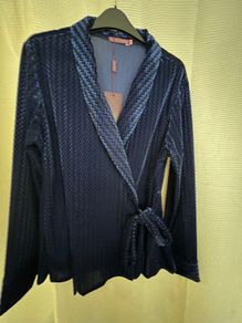 Kate & Pippa Velvet Wrap Shirt