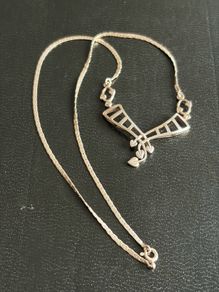 silver necklace