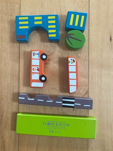 Wooden magnetic puzzle by Floss and Rock